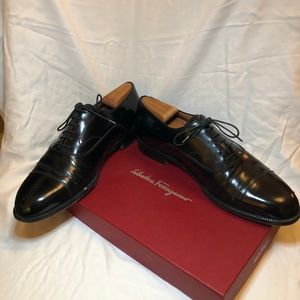 Salvatore Ferragamo Padova black oxford shoes